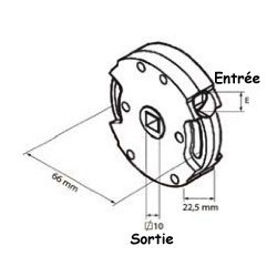 TREUIL ACE HEXA DE 7 / CARRÉ DE 10 AVEC FIN DE COURSE