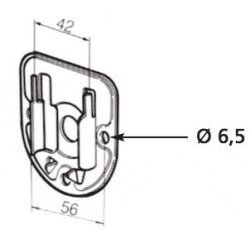 SUPPORT ROULEMENT D42