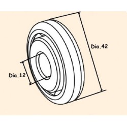 ROULEMENT D42 NYLON D12