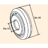 ROULEMENT D42 NYLON D12