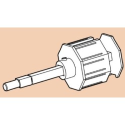 EMBOUT OCTO 70 PIVC13x200 D12 ALU