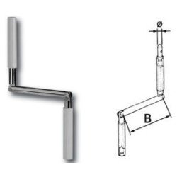 MANIVELLE BRAS ROND À...
