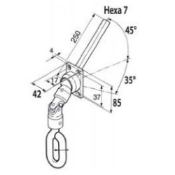 SORTIE DE CAISSON 45° AVEC...