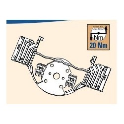 SUPPORT PAPILLON T5 X10