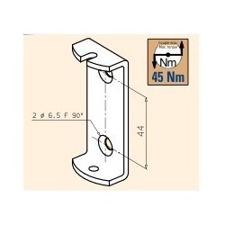 ÉTRIER SUPPORT MOTEUR SIMU T5