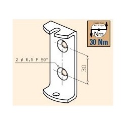 ÉTRIER SUPPORT MOTEUR SIMU T5 ENTRAXE 30