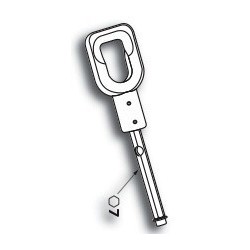 TIGE AVEC ANNEAU DMI LG 165