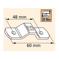 SUPPORT T5 C10 D60 ENTRAXE 48