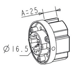EMBOUT ZF64 POUR COMPENSATEUR