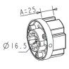 EMBOUT ZF64 POUR COMPENSATEUR