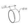 BAGUE DE RATTRAPAGE DIA.69 TUBE ZF64