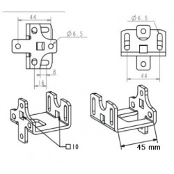 SUPPORT COUSSINET DÉPORTÉ