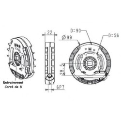 TREUIL TECHNIVIS H7/C8 SANS FIN DE COURSE