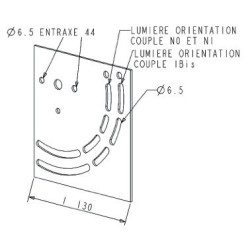 PLAQUE SECTEUR GALVA