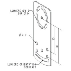 PLAQUE SECTEUR TREUIL CONIPACT