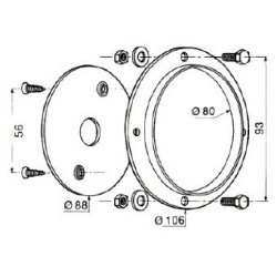 PLAQUE D'ORIENTATION TREUIL MINIVIS ZF