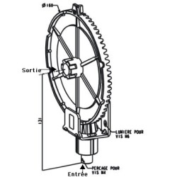 COUPLE CONIQUE NOIRE 6P7 AVEC FIN DE COURSE