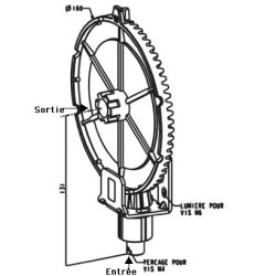 COUPLE CONIQUE NOIRE C8 AVEC FIN DE COURSE