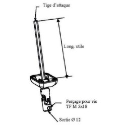 BLOC GUIDE GENOUILLÈRE DIA.12 / C8 L315