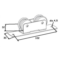 GUIDE CHAINE À PLAQUETTE