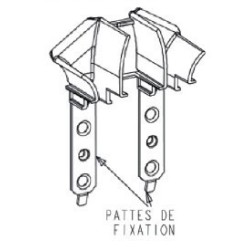 PAIRE DE TULIPE TRADI TUNNEL LAME 14 MM À RIVER