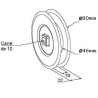 POULIE CARRÉ DE 10