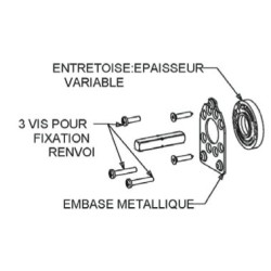SACHET D'ACCESSOIRES PR TREUIL SORTIE LATERALE