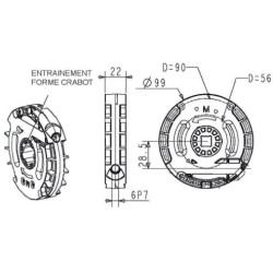 TREUIL TECHNIVIS 5/1 C10 FDC 6P7
