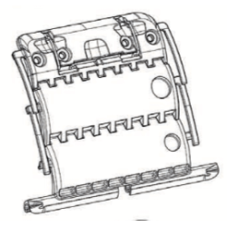 VERROU CLICKSUR 2 MAILLONS TUBE ZF ET DIVERS + FIL