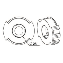 MANCHON COFFRELITE POUR PORTE DE ROULEMENT