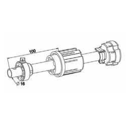 TANDEM RÉGLABLE ZF45 L220 D16