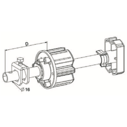 TANDEM RÉGLABLE ZF64 L220 D16