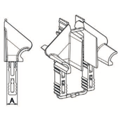 PAIRE DE TULIPES ALURÉNO LAME DE 9