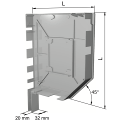 PAIRE DE FLASQUES ALU POUR...