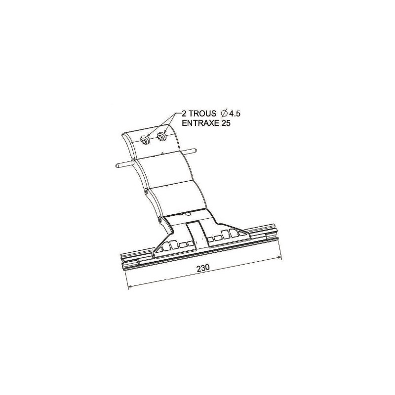 VERROU BLOCKSUR PORTE DE GARAGE 3 MAILLONS