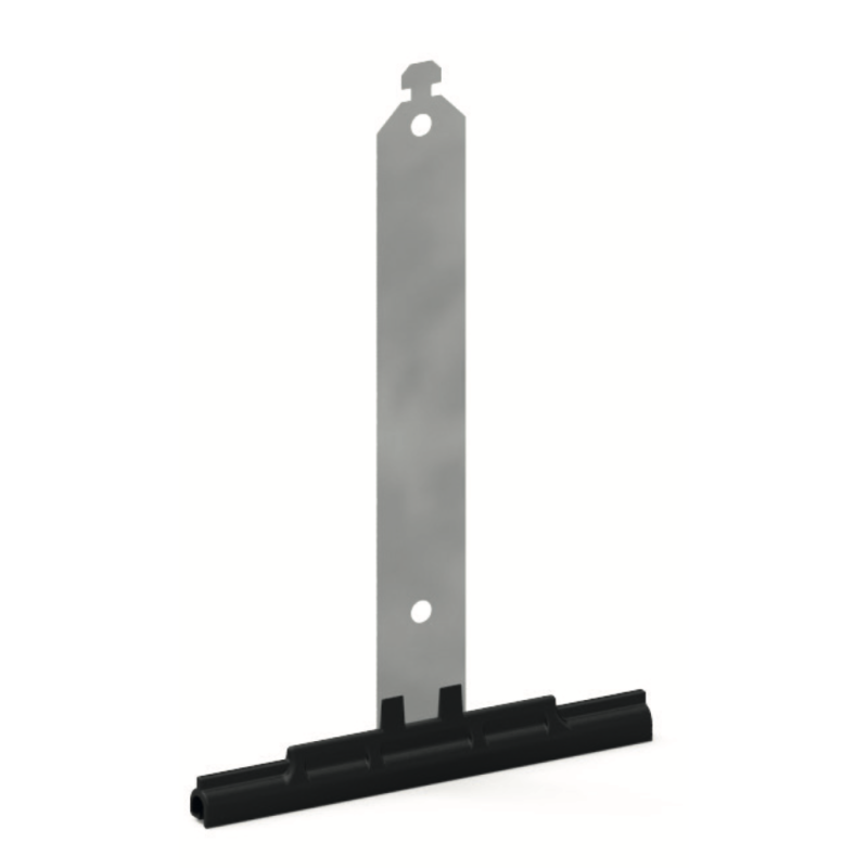 ATTACHE DE TABLIER À CROCHET LAME DE 8 L180 NOIR