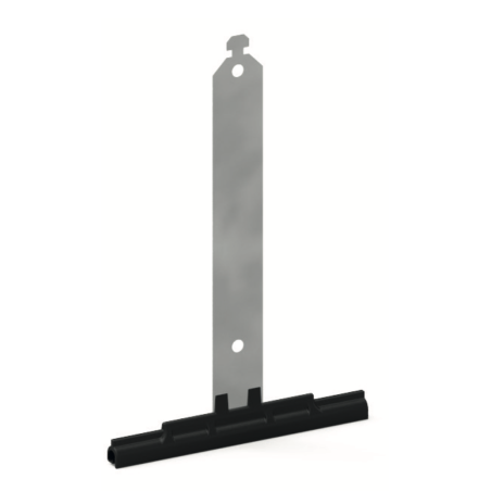 ATTACHE DE TABLIER À CROCHET LAME DE 8 L180 NOIR