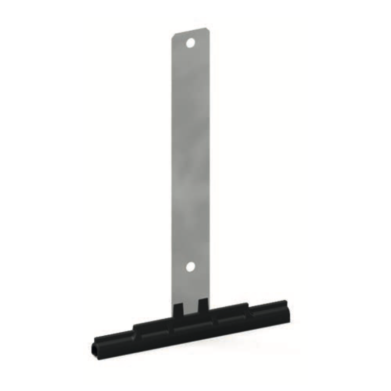 ATTACHE DE TABLIER À VISSER LAME DE 14 L180 NOIR