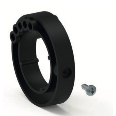 BAGUE VERROU ZF45 DIA.69 NOIR + VIS