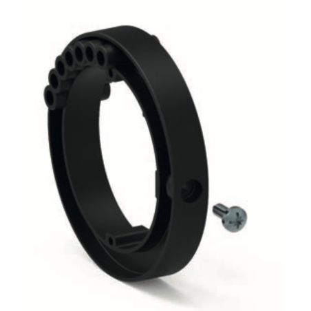 BAGUE VERROU ZF64 DIA.88 NOIR + VIS