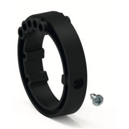 BAGUE VERROU ZF54 DIA.73 NOIR + VIS