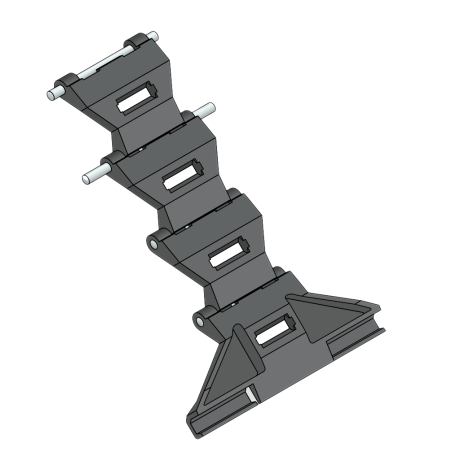 CHARNIÈRE VAS 40/60 PETITE LAME LONG