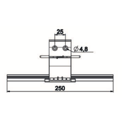 VERROU DE SECURITE 2 MAILLONS LAME 8