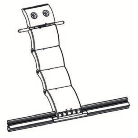 VERROU DE SÉCURITÉ 4 MAILLONS LAME 8