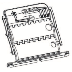 VERROU CLICKOCTO 50/60 1 MAILLON + FIL