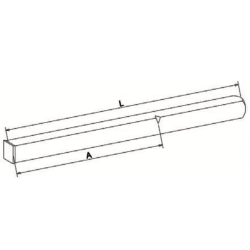 AXE HORS JOUE CARRÉ DE 8 L120