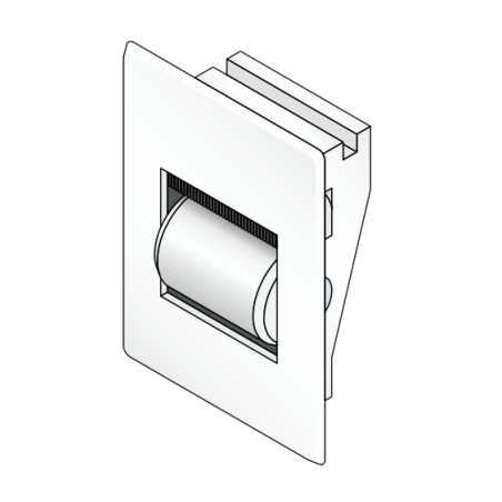 GUIDE SANGLE ROULETTE BROSSE BLANC