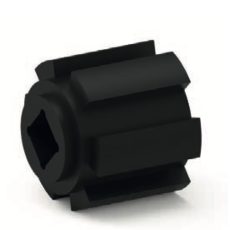 MOYEU CRABOT CARRÉ DE 8 DÉBOUCHANT