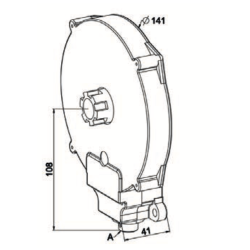 TREUIL CONIPACT H7 AVEC FIN DE COURSE À GAUCHE