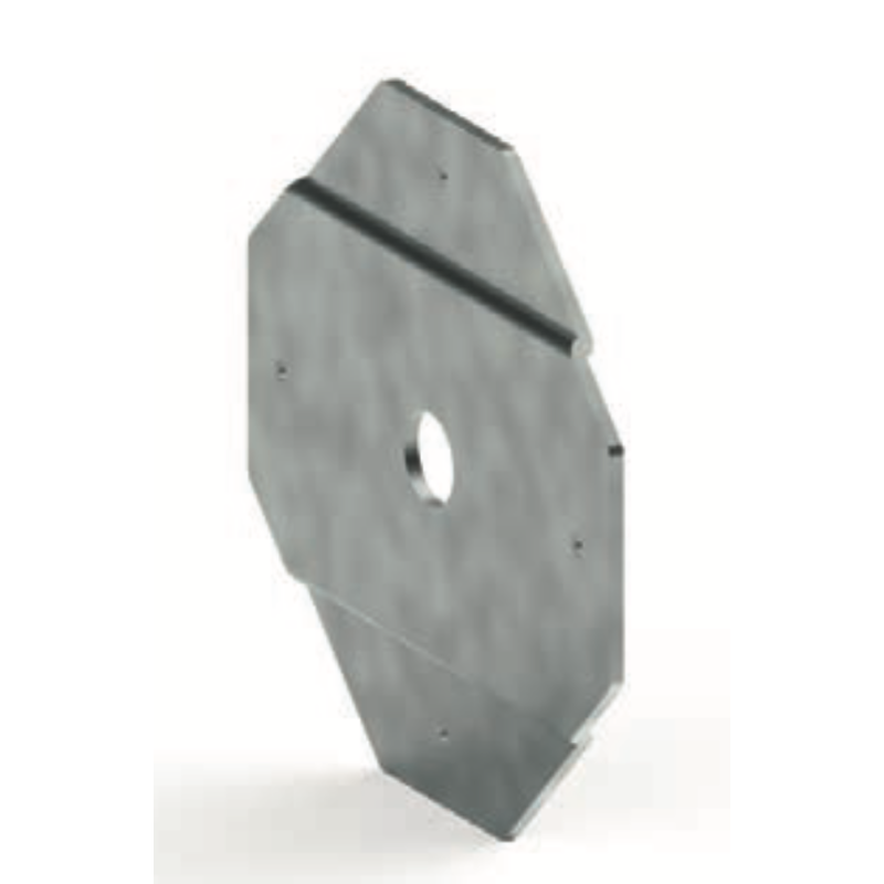 PLAQUE SUPPORT TREUIL CAMBRÉE POSE DRAPEAU